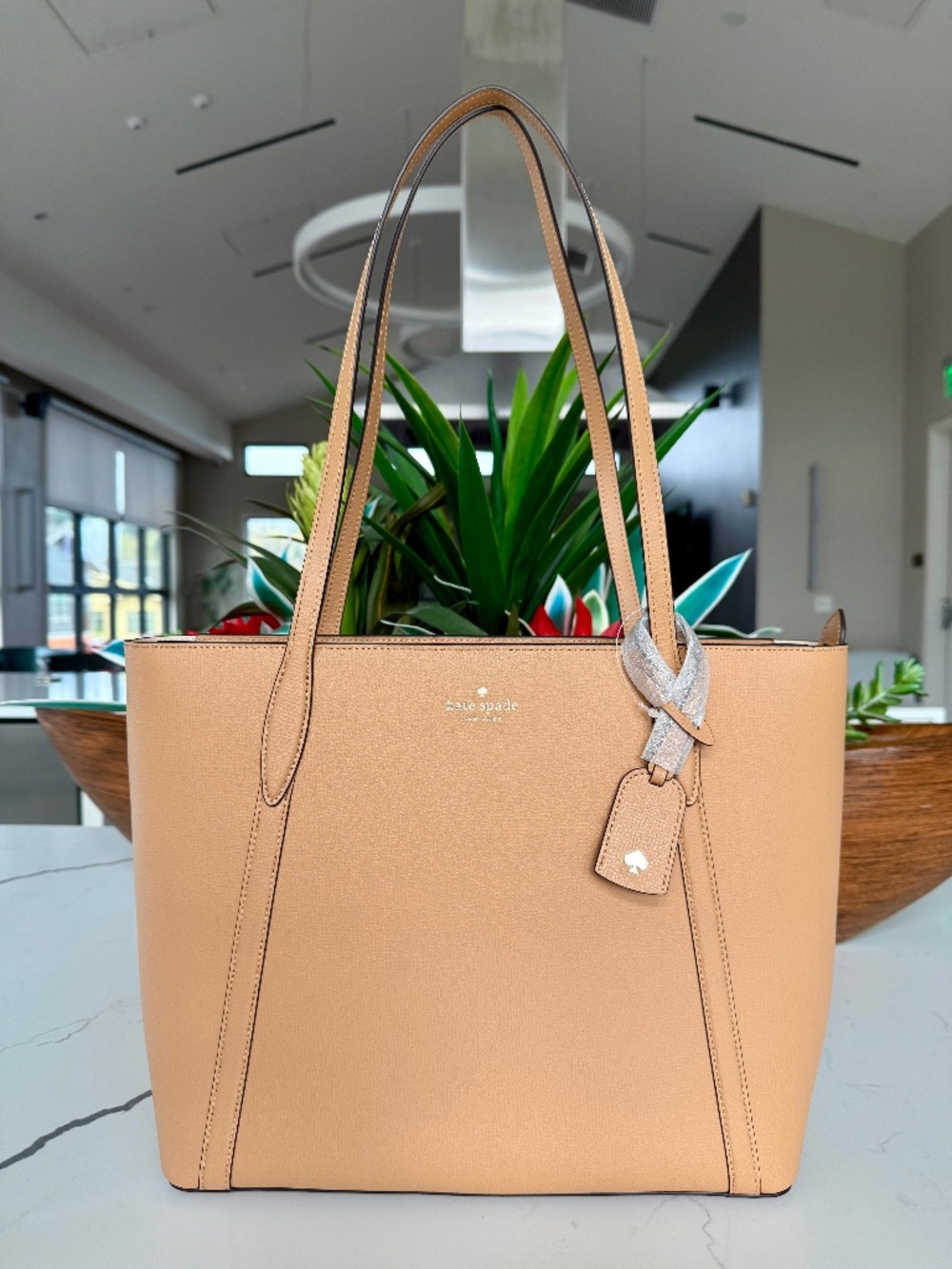 New Kate Spade Cara Tiramisu Large Tote